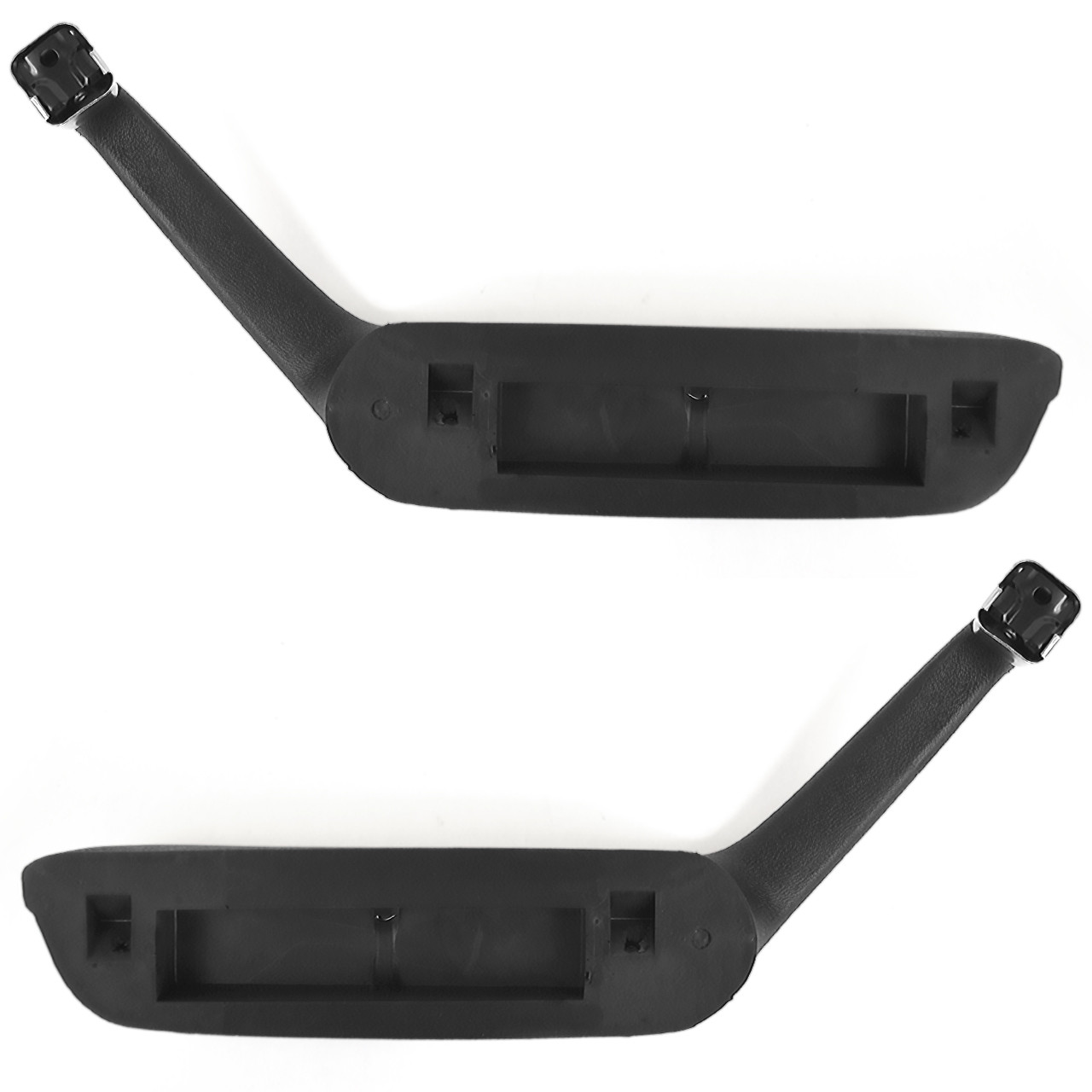ACP FK-BA001 1973-1976 Ford Pinto Arm Rest Pad Black With Chrome Trim Pair