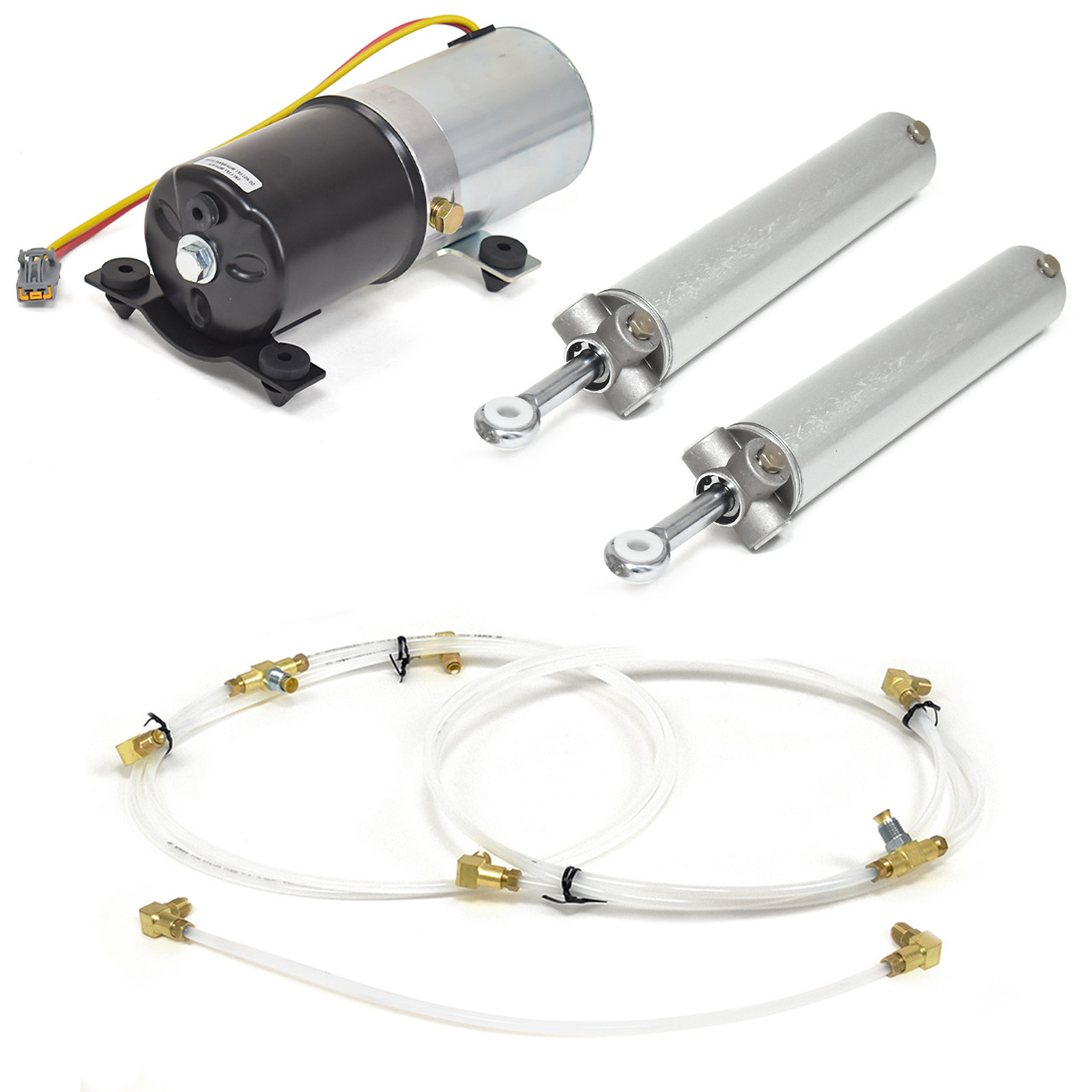 eClassics 2005-2007 Ford Mustang Convertible Top Motor Pump KIT - Cylinders, Hoses