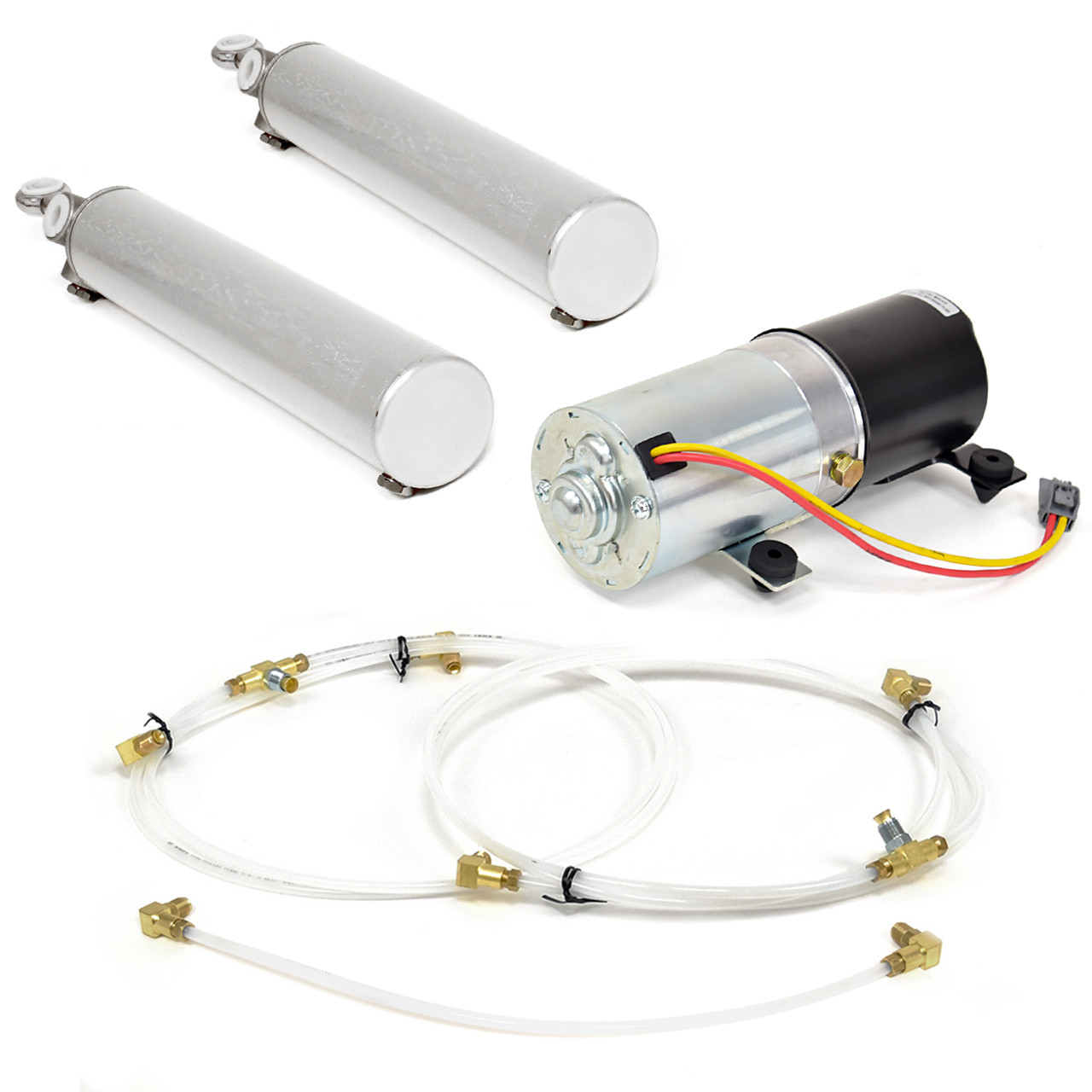 eClassics 2005-2007 Ford Mustang Convertible Top Motor Pump KIT - Cylinders, Hoses