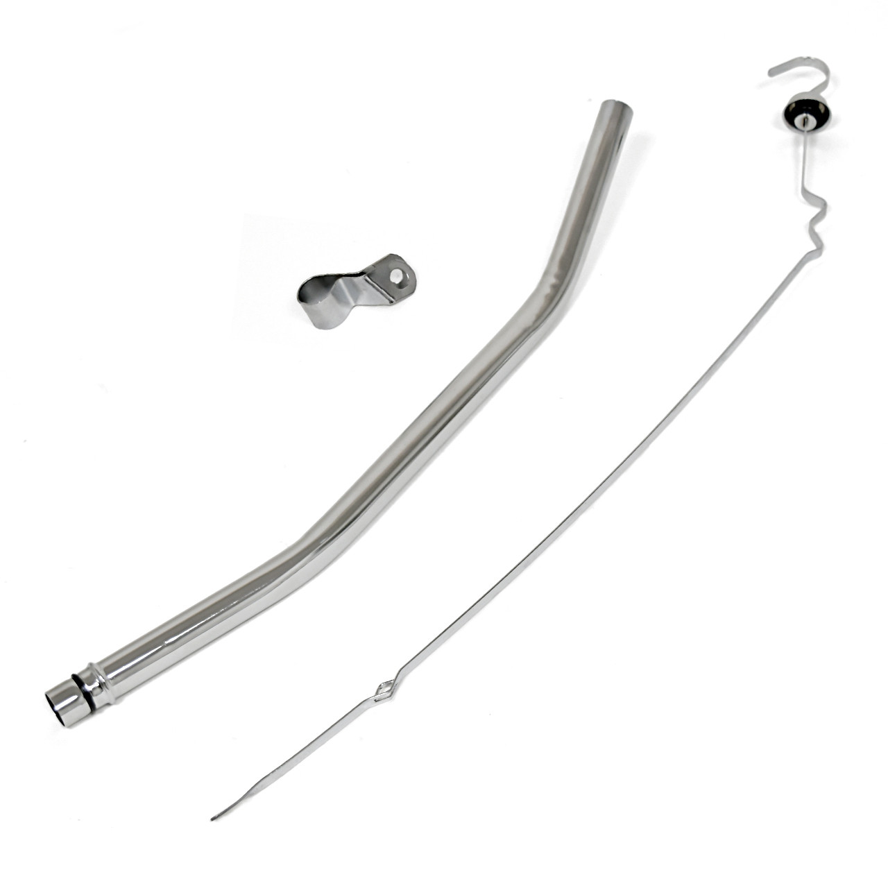 eClassics 1968-1976 Ford Torino C6 Transmission Dipstick Chrome Tube and Bracket