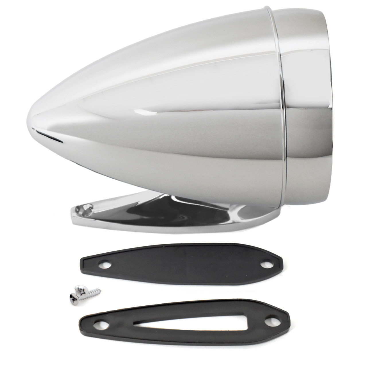 ACP FM-BM007AV 1965-1970 Ford Fairlane Outside Bullet Mirror Convex Passenger Side Short Base