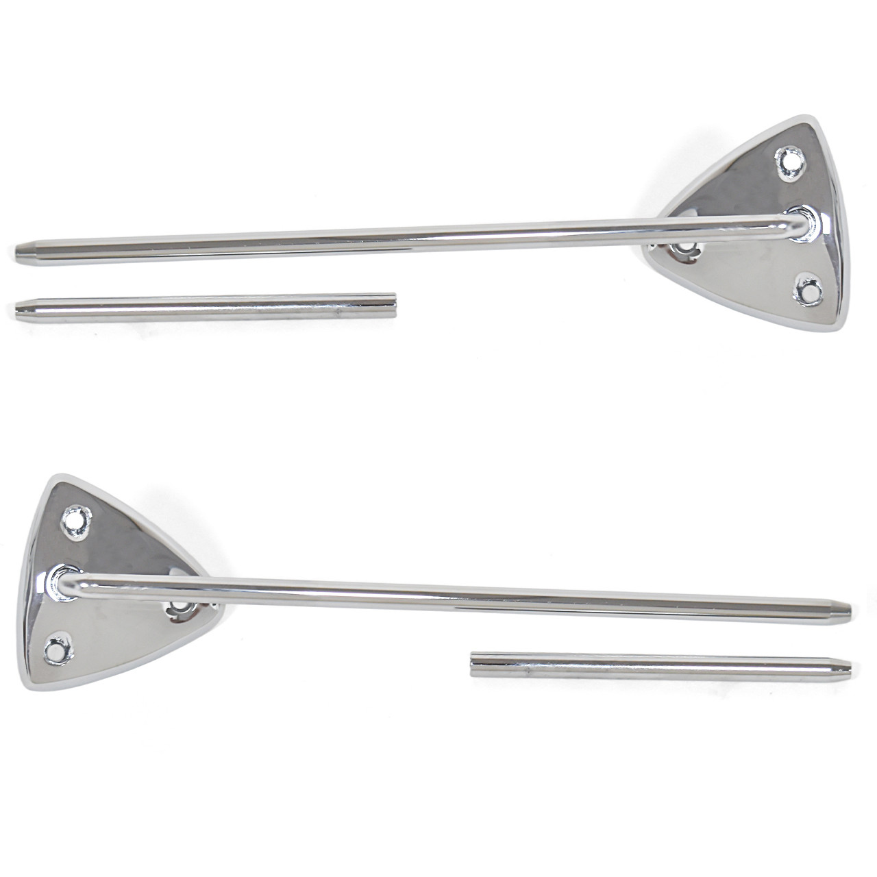 eClassics 1968 Ford Torino Sunvisor Bracket and Rod Pair Coupe/Fastback