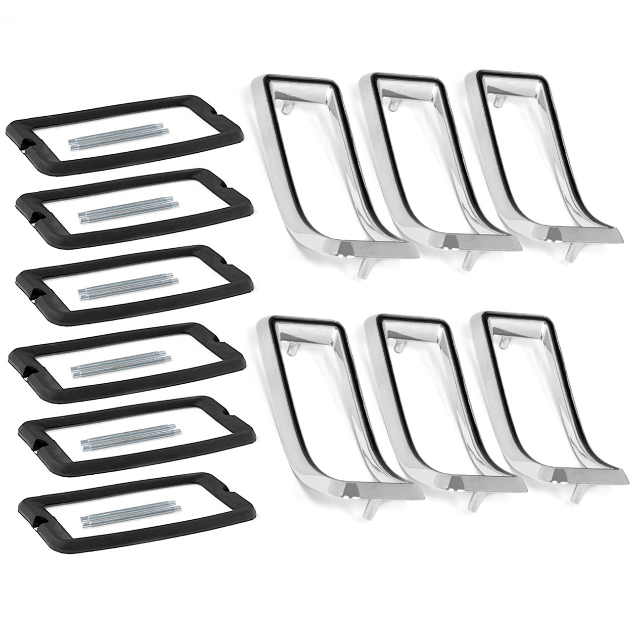 eClassics 1968 Ford Mustang Tail Light Bezel Paired Set