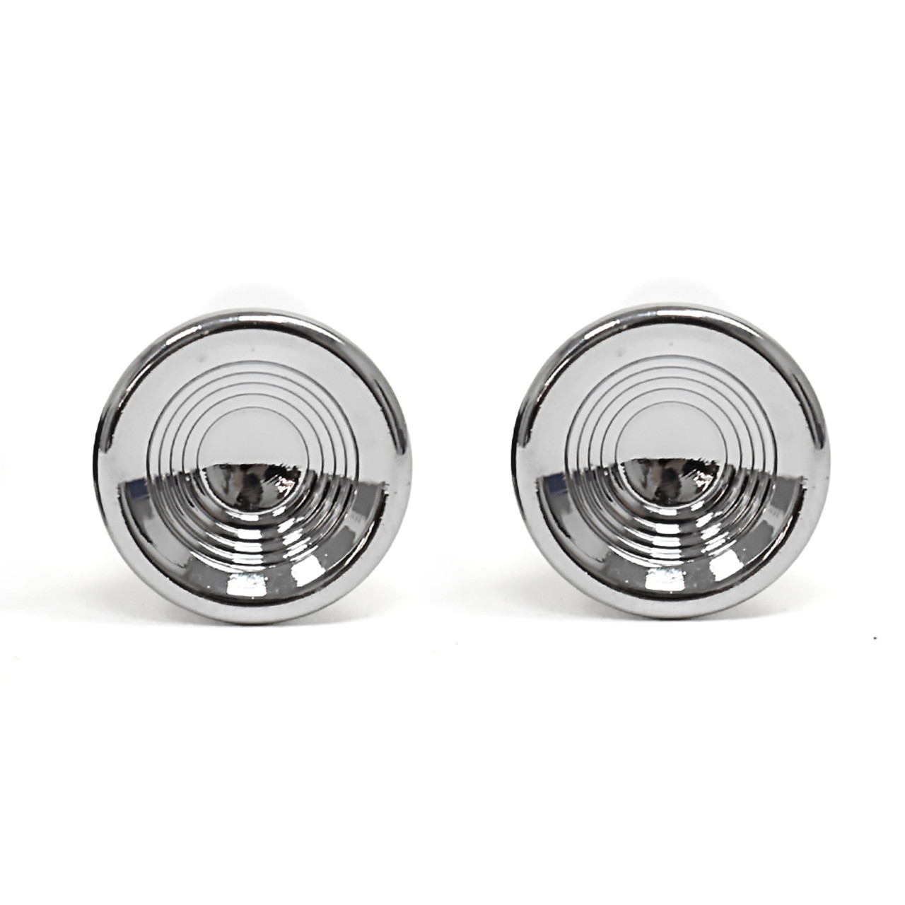 eClassics 1967-1986 Chevrolet K10 Suburban Door Lock Knob Chrome Pair