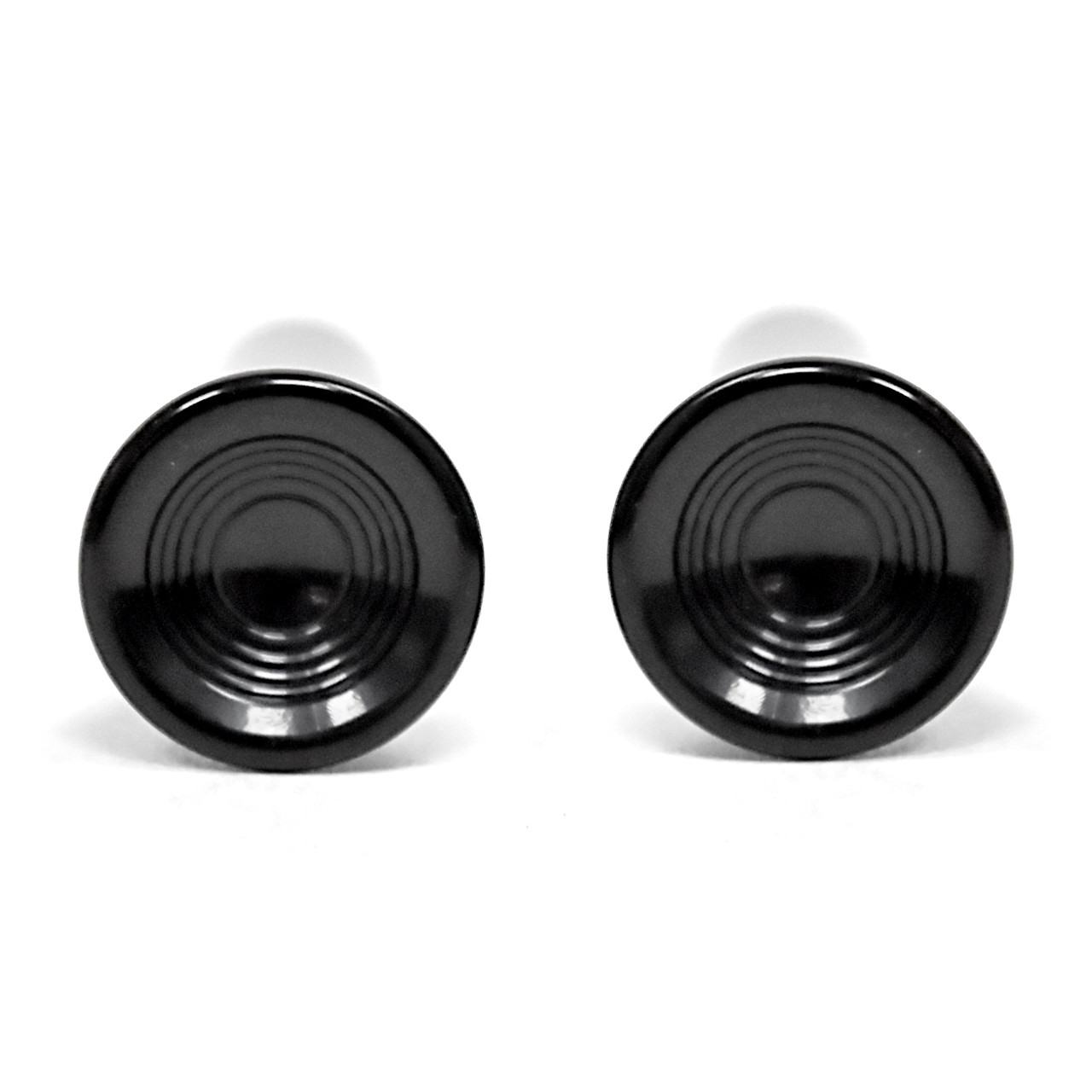 eClassics 1967-1986 Chevrolet K10 Suburban Door Lock Knob Black Pair