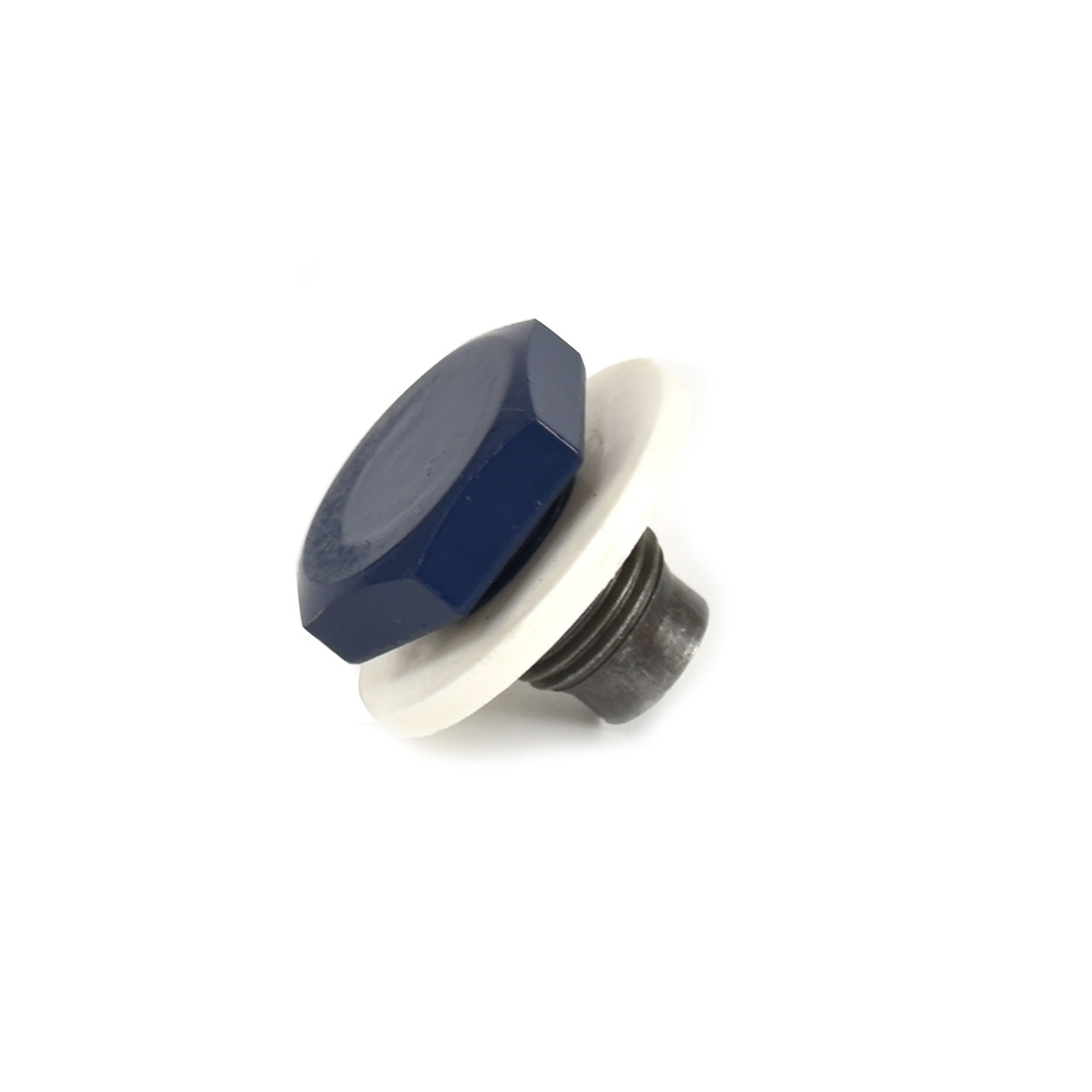 eClassics 1968-1976 Ford Torino Oil Pan Drain Plug With Gasket Blue