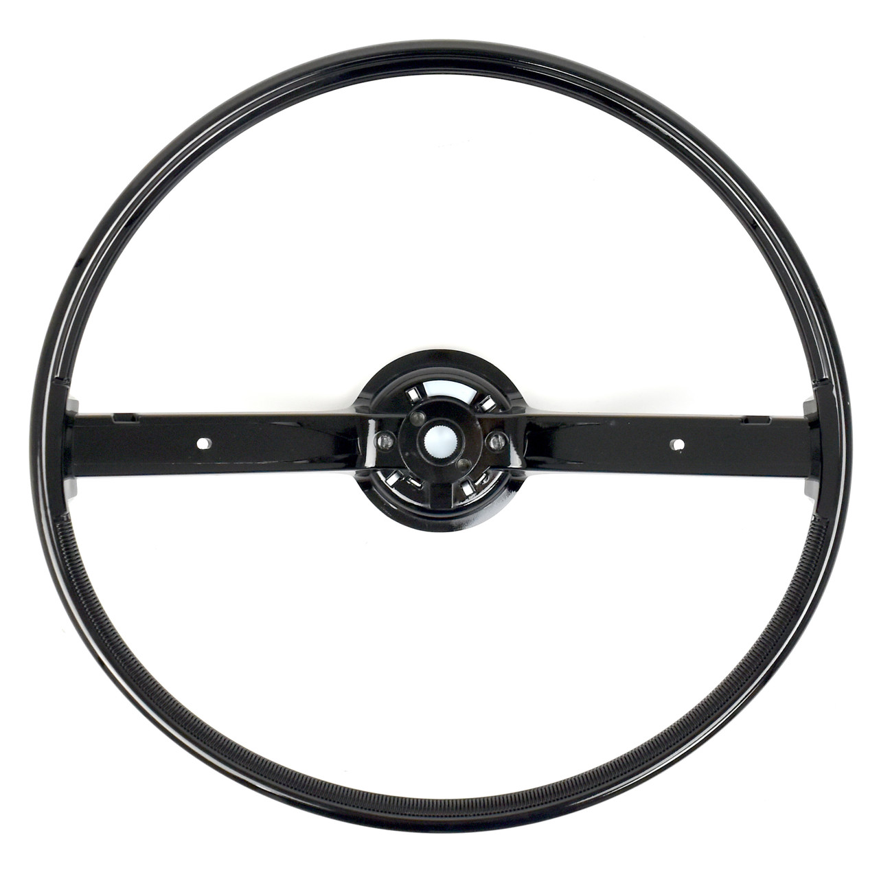 eClassics 1970-1973 Mercury Cougar Steering Wheel 2-Spoke With Horn Bars Black