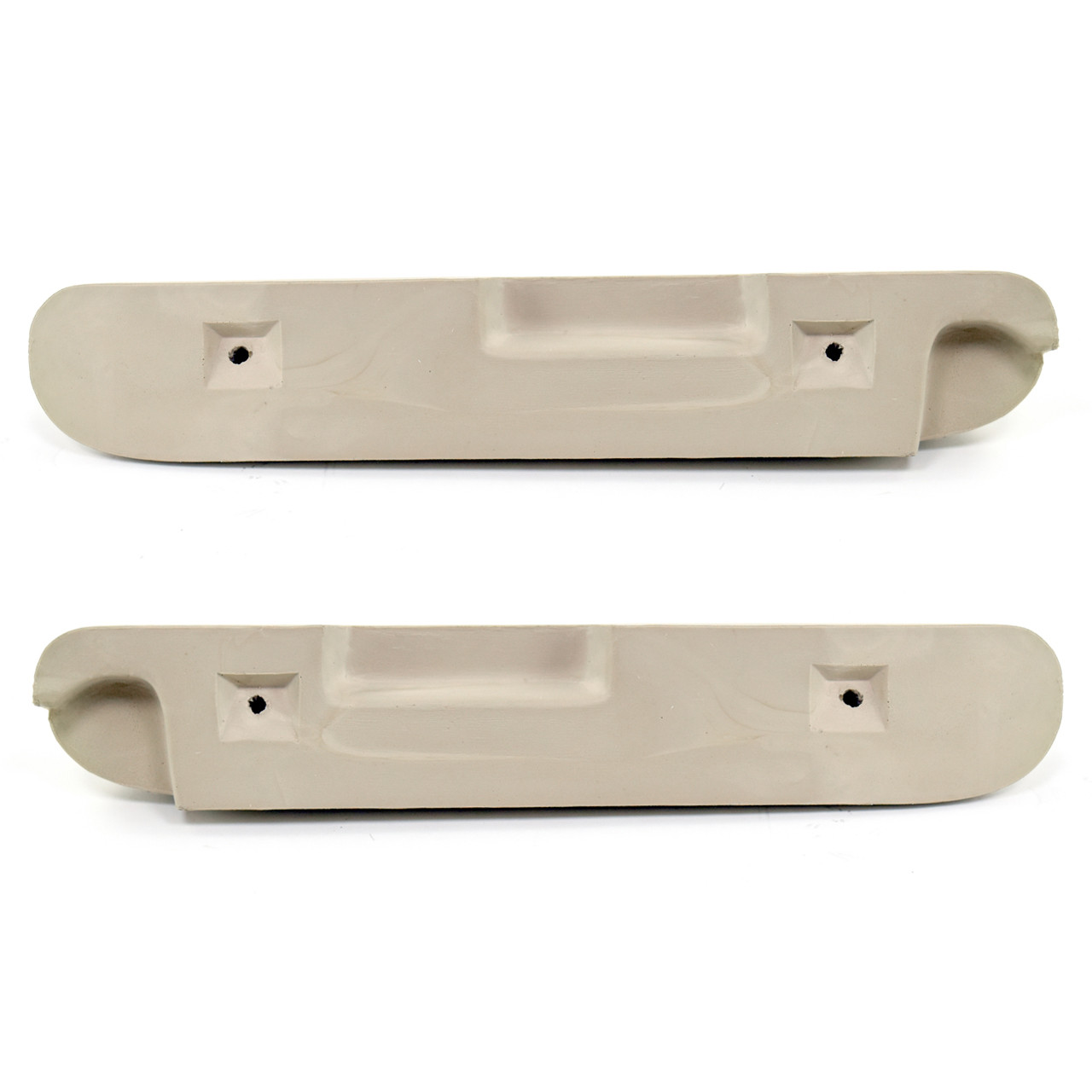 eClassics 1968 Ford Mustang Arm Rest Pad Standard Interior Light Parchment White Pair