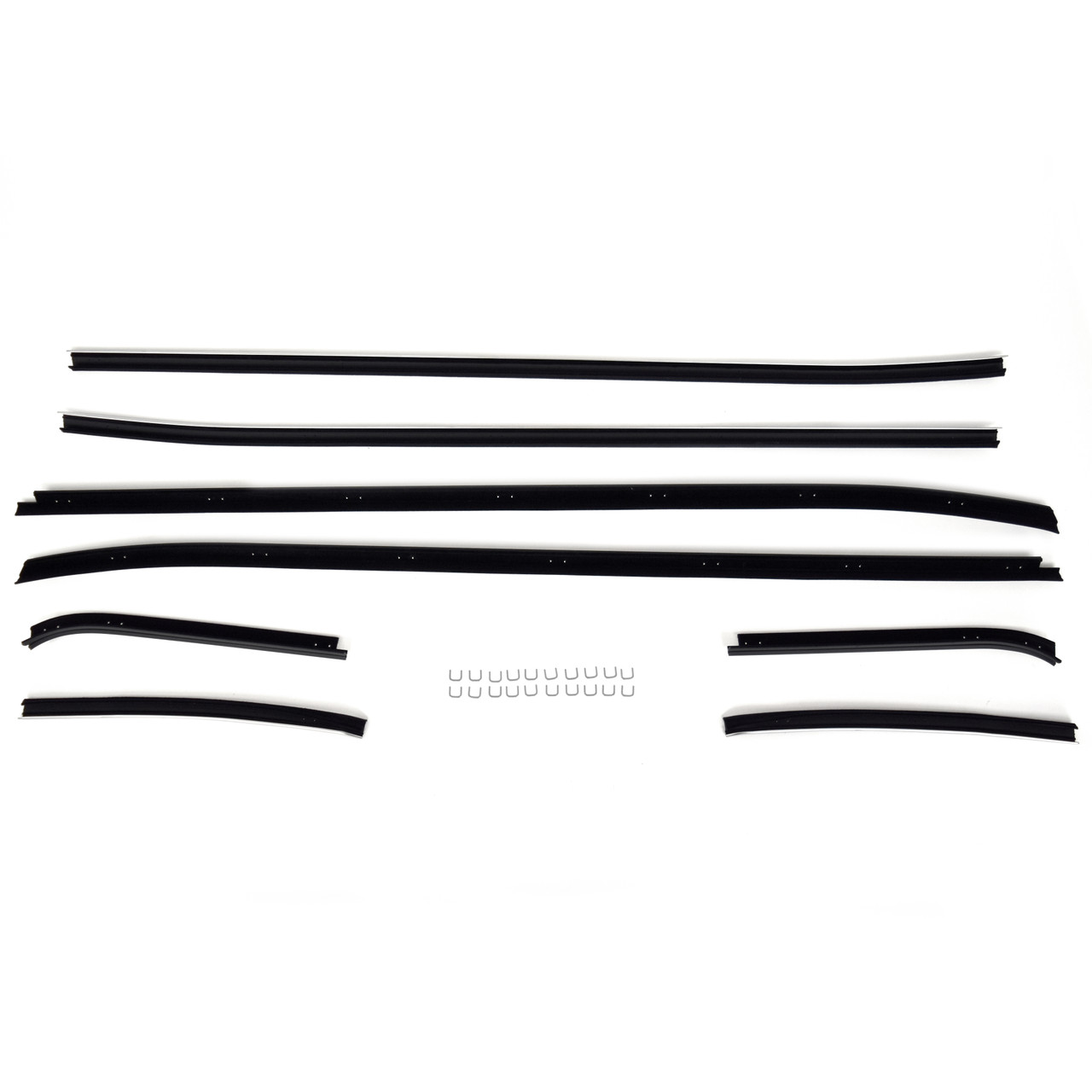 eClassics 1971-1973 Ford Mustang Beltline Window Felt Kit Fastback 8 Pieces