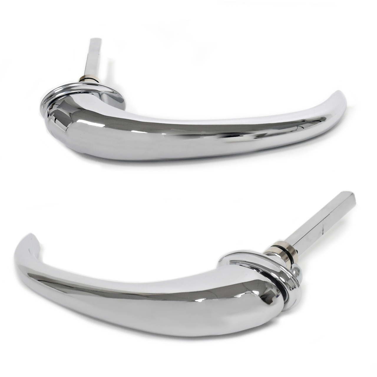 eClassics 1948-1952 Ford F-1 Pickup Truck Outside Door Handle Chrome Pair 