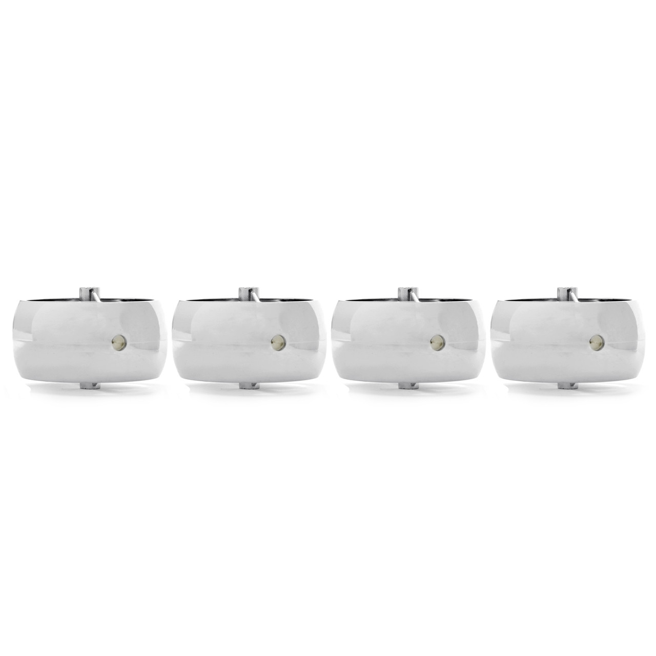 ACP FM-ACB01A 1963 Mercury Meteor Air Conditioner Fan Register 4 Piece Set With 8 Clips For Underdash Hang-On Unit