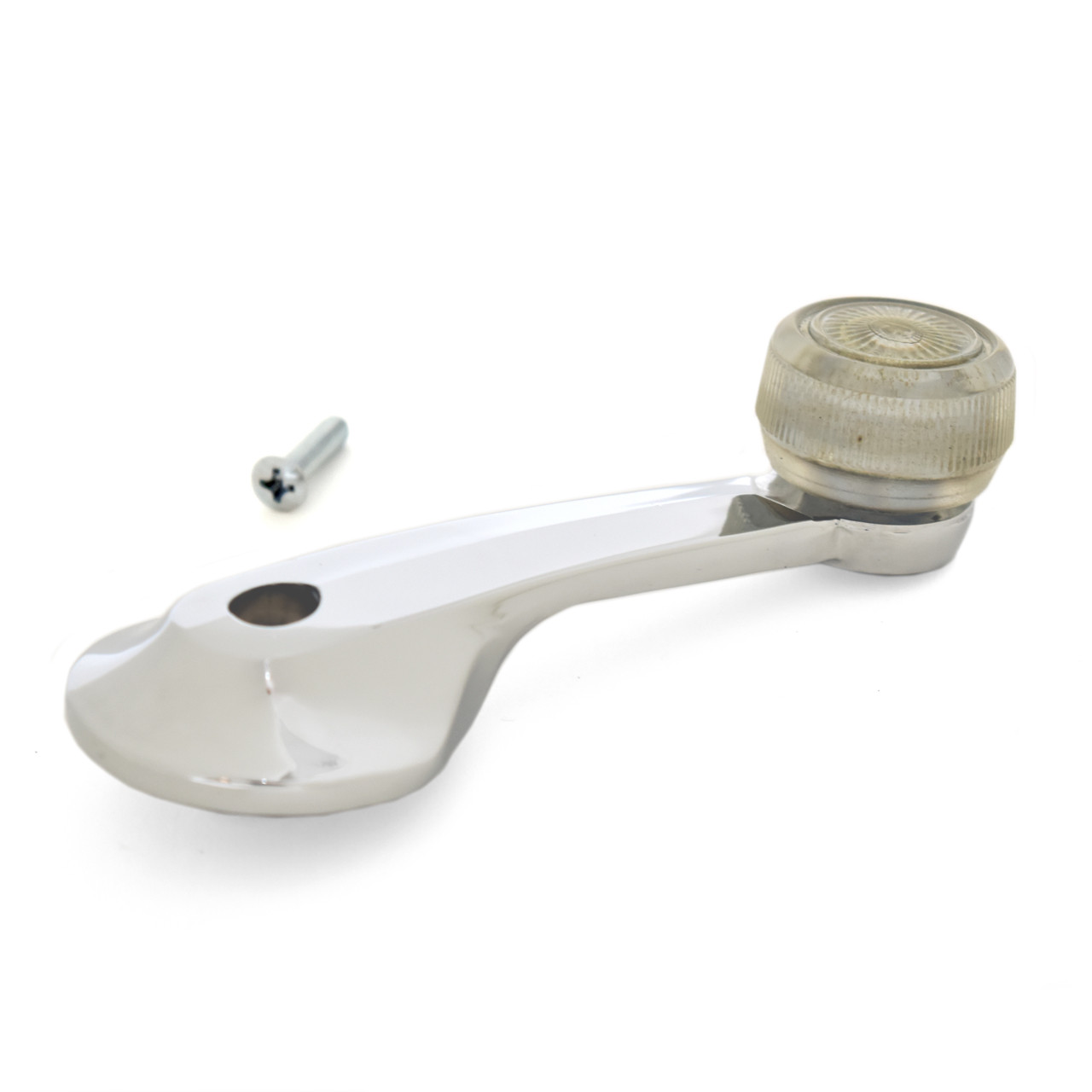 eClassics 1975 Mercury Monarch Window Handle 4.5 Inch Long With Clear Knob Driver or Passenger Side