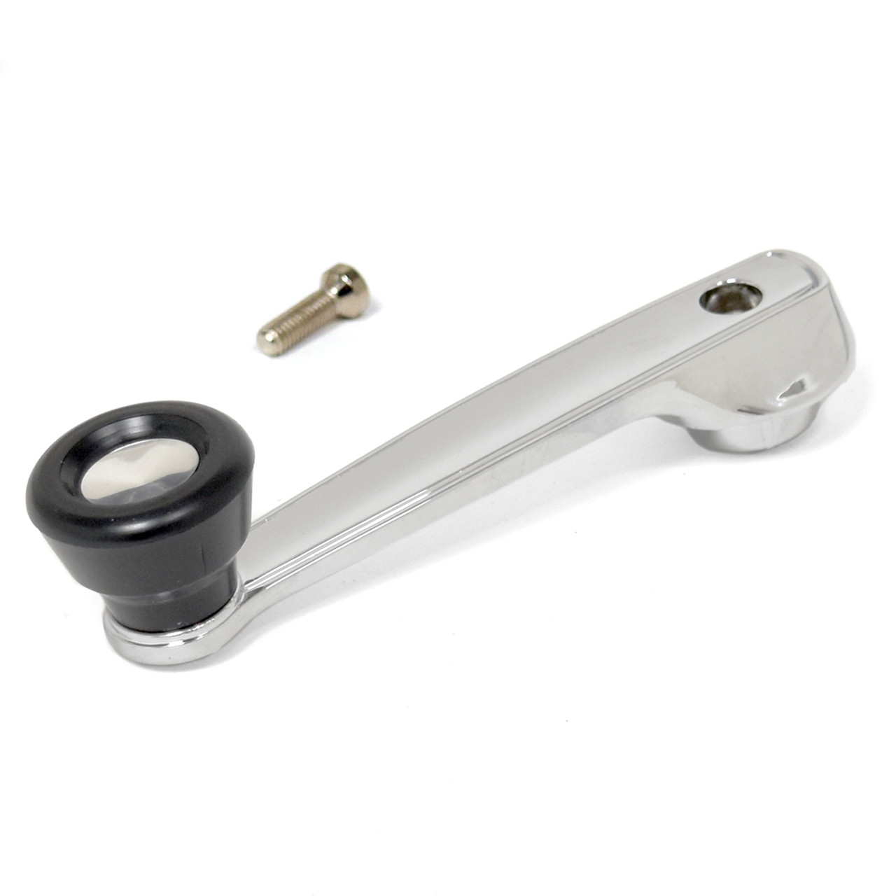 eClassics 1971-1974 Plymouth Scamp Door Window Handle With Black Knob Driver or Passenger Side