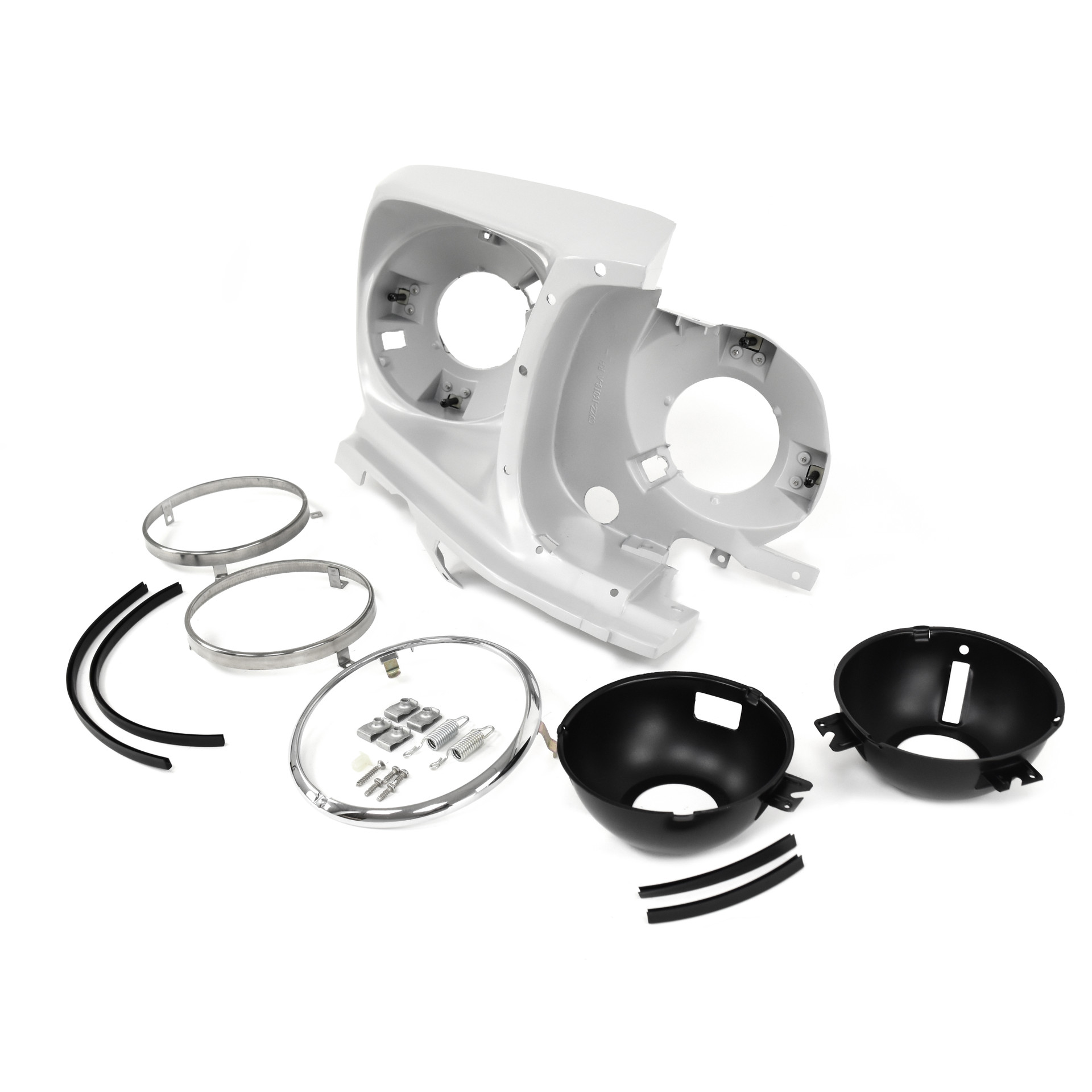 1969 Ford Mustang Headlight Bezel - Outer Chrome Ring Trim | Front Left Or Right | HLR-2