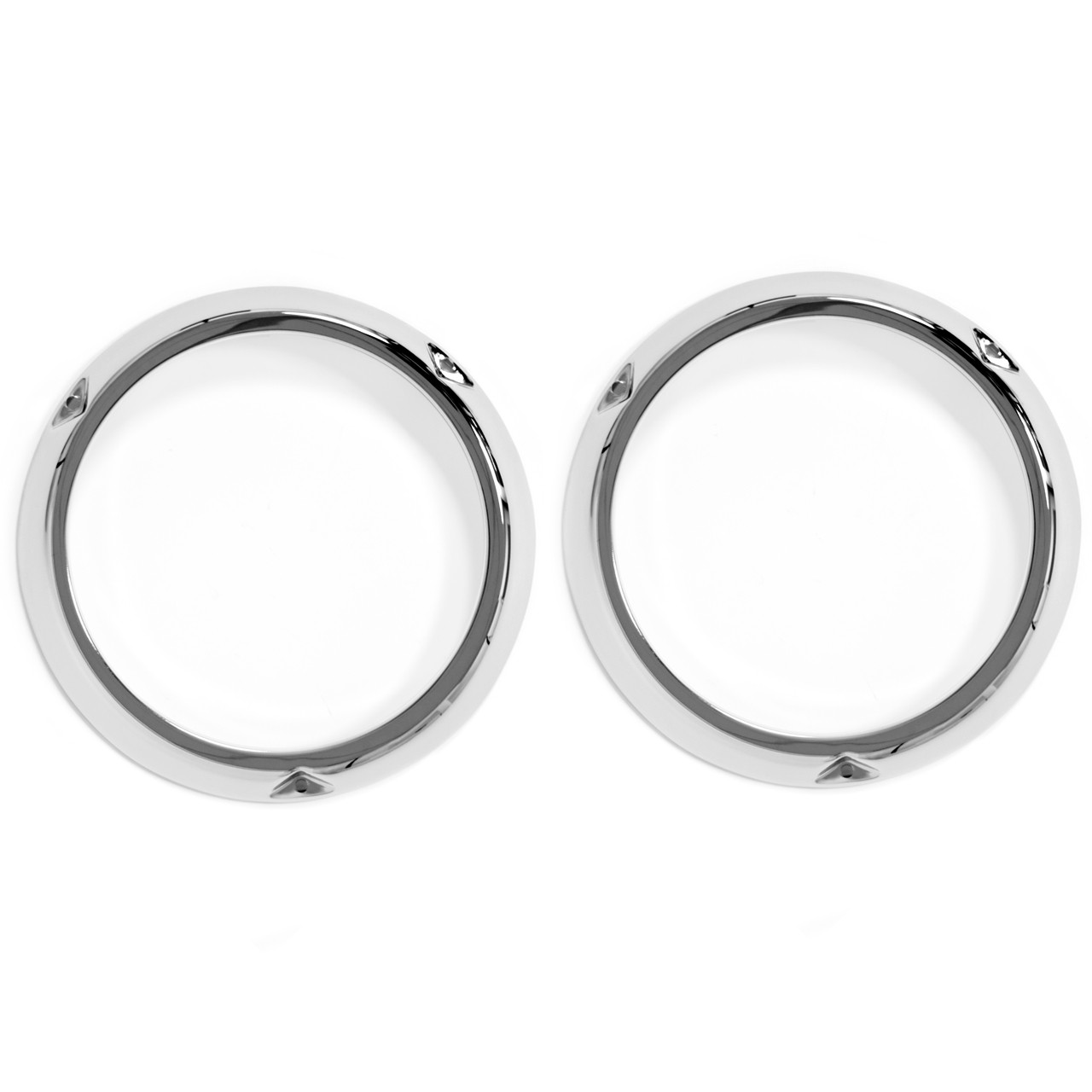 ACP FBBH039 19661977 Ford Bronco Headlight Bezel Trim Ring Pair