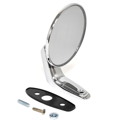 eClassics 1971-1974 Plymouth Scamp Outside Mirror Round Fits Driver or Passenger Side