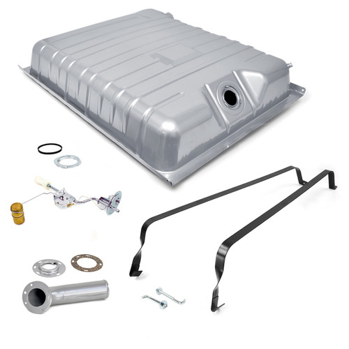 eClassics 1964-1965 Ford Falcon Fuel Tank Kit - Tank, Sending Unit, Mounting Straps, J-Bolts, Filler Neck