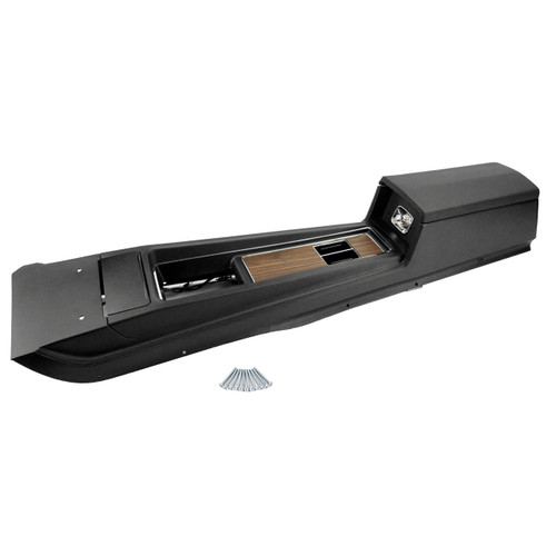 ACP FM-BC009D 1969 Ford Mustang Center Console Assembly Automatic Deluxe Woodgrain