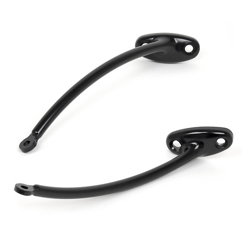 eClassics 1954-1954 Chevrolet 1500 Pickup Truck Outside Mirror Bracket Black PAIR