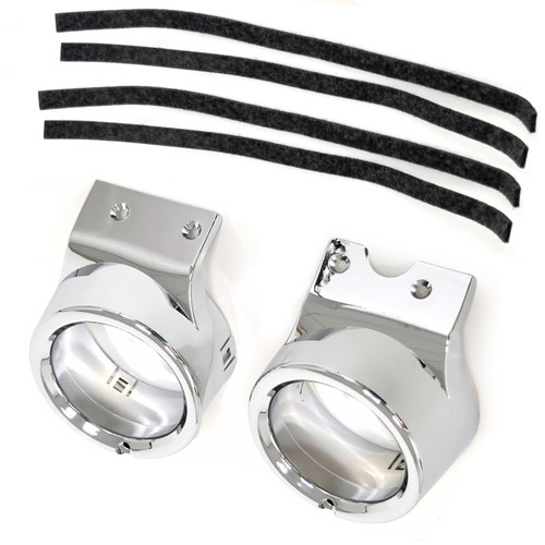 eClassics 1967-1972 Chevrolet C30 Pickup Truck A/C Air Dash Vent Bezel Chrome PAIR