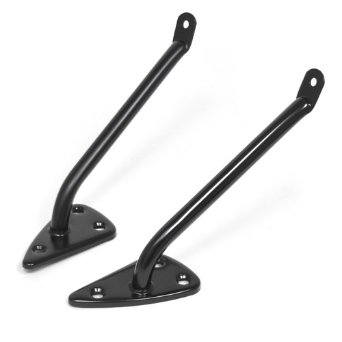 eClassics 1960-1965 GMC 2500 Series Pickup Truck Outside Mirror Bracket Black PAIR