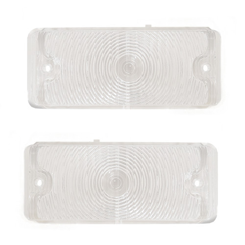 eClassics 1967-1968 Chevrolet K20 Pickup Truck Parking Light Lens Clear Pair