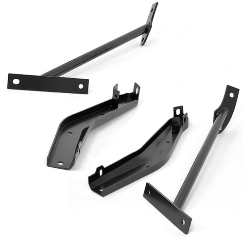 ACP FW-BB001A 1967-1968 Mercury Cougar Front Bumper Bracket Inner and Outer Driver and Passenger Side Set