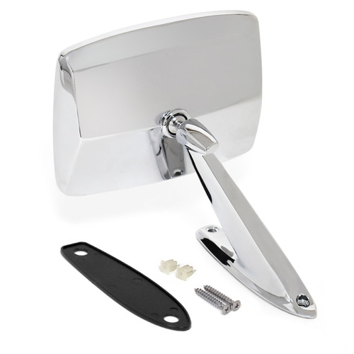 ACP FB-BM006 1980-1989 Ford Bronco Outside Mirror Chrome Driver