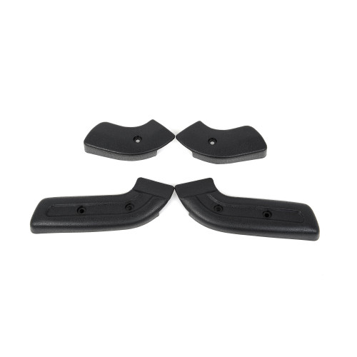 eClassics 1970 Ford Country Sedan Station Wagon Seat Hinge Cover Black Set