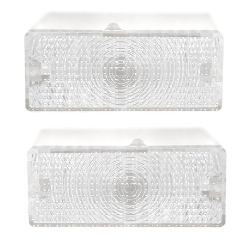 eClassics 1969-1970 Chevrolet K30 Pickup Truck Parking Light Lens Clear Pair