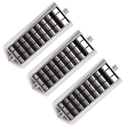 eClassics 1973-1974 GMC C15/C1500 Suburban A/C Air Dash Vent Outlet 3-Piece Set
