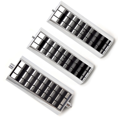 eClassics 1981-1986 Chevrolet C20 Truck A/C Air Dash Vent Outlet 3-Piece Set