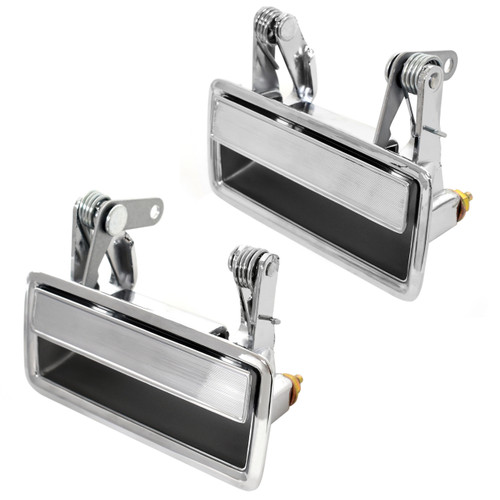 eClassics 1971-1972 Mercury Monterey Outside Door Handle Chrome Pair