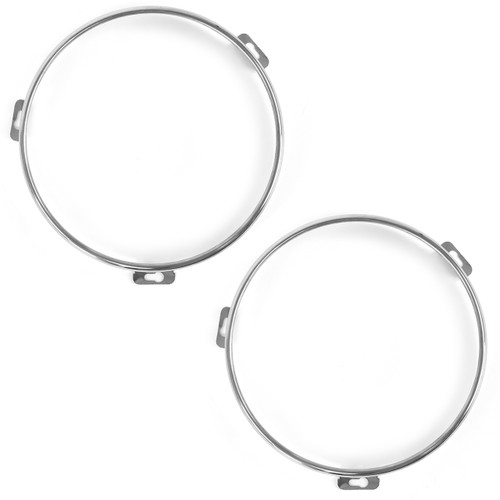 eClassics 1960-1965 Ford Ranchero Headlight Retaining Ring Pair