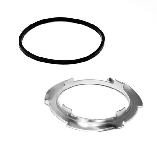 ACP FM-EF0005SS 1962-1968 Ford Galaxie 500 Stainless Fuel Sending Unit Lock Ring And Gasket For 2-7/8" Opening