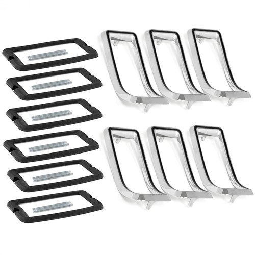 eClassics 1968 Ford Mustang Tail Light Bezel Paired Set