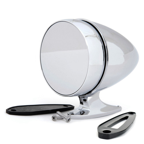ACP FM-BM007A 1965-1970 Ford Fairlane Outside Bullet Mirror Driver Side Short Base