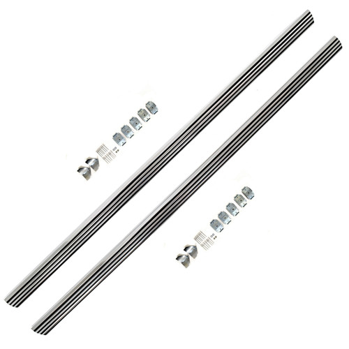 eClassics 1964-1966 Ford Mustang Rocker Panel Moldings With Clips Pair