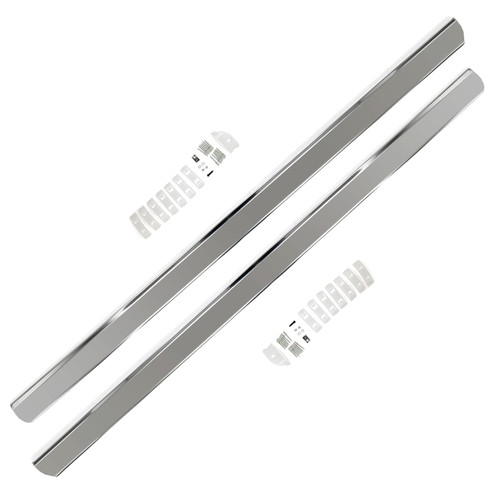 eClassics 1967-1968 Ford Mustang Rocker Panel Moldings With Clips Pair