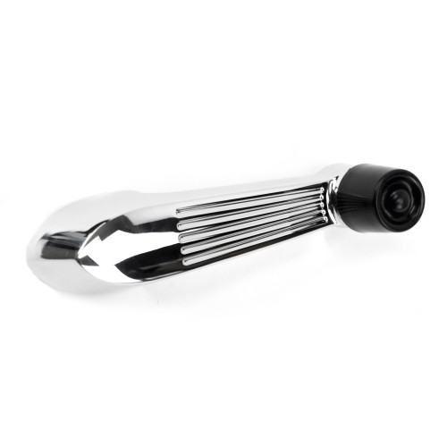 eClassics 1953-1955 Ford F-100 Door Window Handle With Black Knob & Clip Driver or Passenger Side