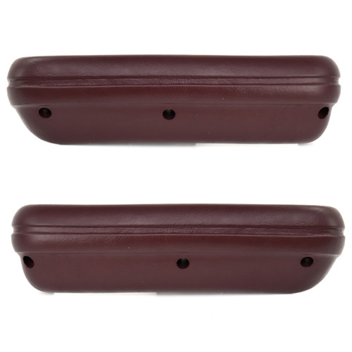 eClassics 1969-1970 Ford Mustang Arm Rest Pad Standard Interior Dark Red Metallic Pair