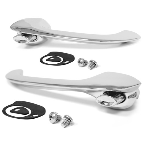 eClassics 1955-1957 Chevrolet Two-Ten Series Outside Door Handle Sport Models and Convertible Long Shaft Pair