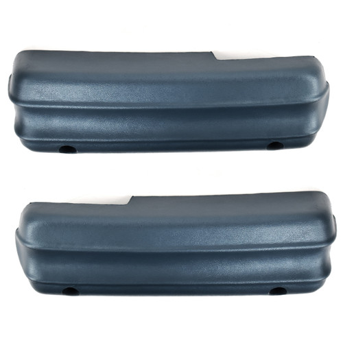 eClassics 1971-1976 Ford Torino Arm Rest Pad 10-1/2 Inch Standard Interior Medium Blue Metallic Pair