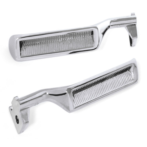 eClassics 1980-1983 Ford F-100 Pickup Truck Inside Door Handle Chrome Pair