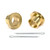 ACP FM-EC005A 1961-1972 Ford F-250 Pickup Truck Clutch Rod Bushing Brass 3/8 Inch ID With Cotter Pin Pair