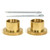 ACP FM-EC005A 1961-1972 Ford F-250 Pickup Truck Clutch Rod Bushing Brass 3/8 Inch ID With Cotter Pin Pair