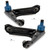 eClassics 1965-1972 Plymouth Satellite Upper Control Arm and Ball Joint Driver and Passenger Side Pair
