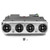 ACP FM-ACB01K 1965 Ford Galaxie Underdash Hang-On Air Conditioner A/C Unit, Argent Bezel