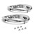 eClassics 1965-1966 Ford Mustang Exhaust Ring Chrome GT Pair
