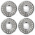 ACP FM-BH017 1967 Ford Mustang Wheel Cover 14 Inch Without Center 4 Piece Set